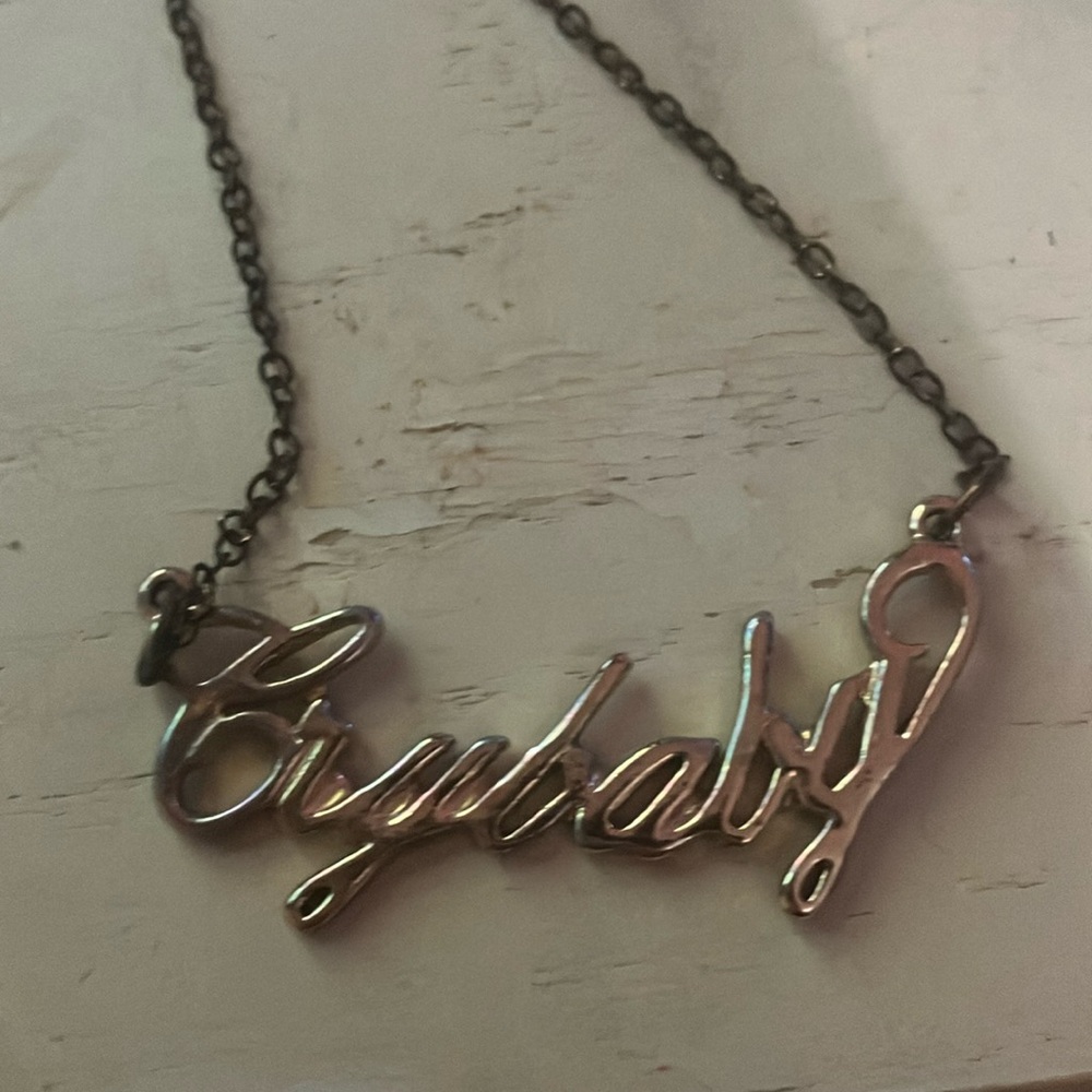 Gold Crybaby Necklace